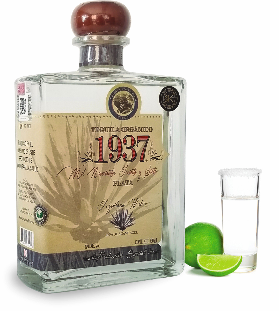 Tequila 1937 Plata Orgánico