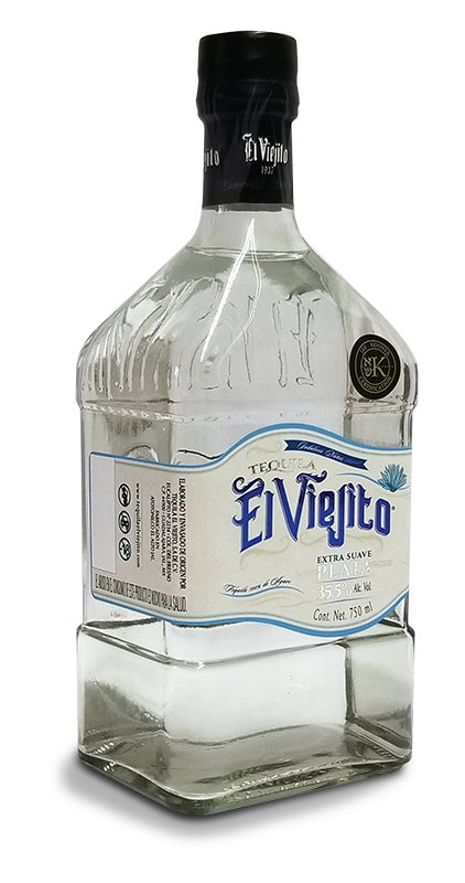 Tequila El Viejito Plata Extra Suave